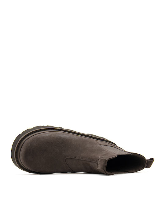 Suede Brown Chelsea Boots