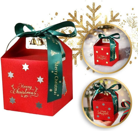 ecarla Christmas Box for Gift 10x10x10cm.