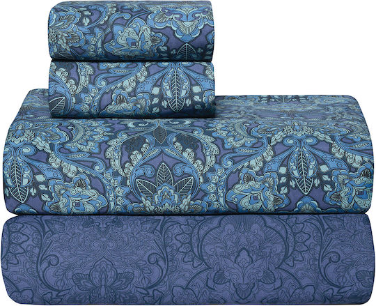 Kentia Set Übergröße 4Stück 240x270cm Stylish Sharif Blue Kentia Set Übergröße 4Stück 240x270cm Stylish Sharif Blue