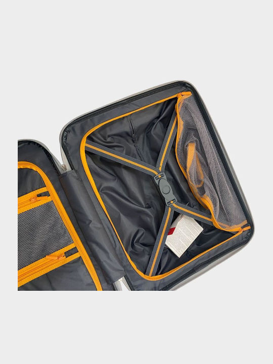 Roncato Cabin Hard Gray Suitcase with 4 Wheels Height 55cm