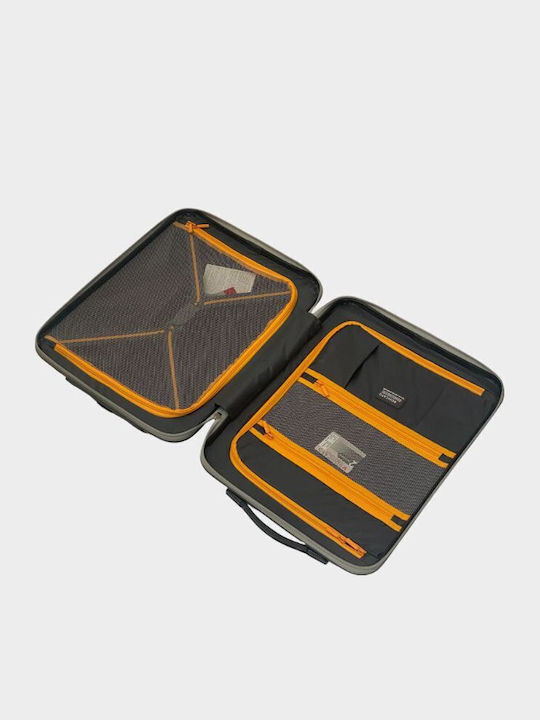 Roncato Cabin Hard Gray Suitcase with 4 Wheels Height 55cm