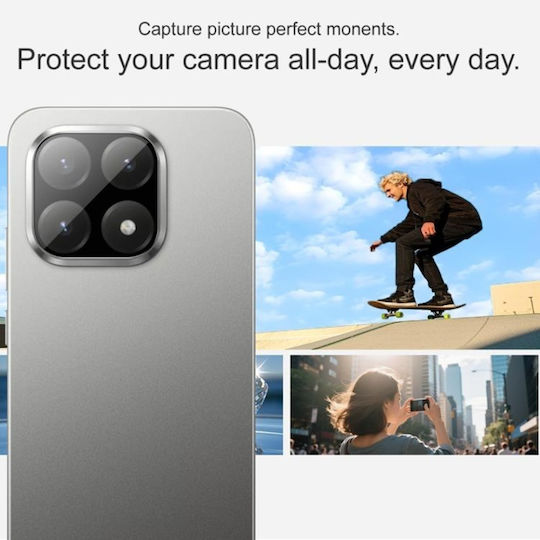 Протектор за камера Метална рамка Черен за Xiaomi 15T