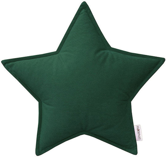 Декоративна Възглавница Star Ho Ho Ho Green Sparrow Зелена