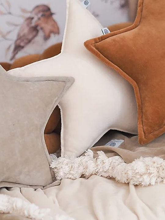 Perna Decorativă Star Sparrow Verde Albastru Deschis Ecru Albastru Petrol Somon Gri Maro Galben Roșu Alb Bej Verde Roz 32x32
