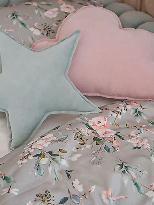 Perna Decorativă Star Sparrow Verde Albastru Deschis Ecru Albastru Petrol Somon Gri Maro Galben Roșu Alb Bej Verde Roz 32x32