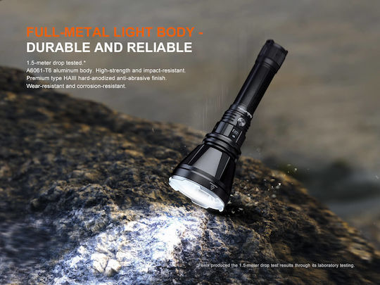 Fenix Rechargeable Flashlight LED IP68 with Maximum Brightness 3700lm