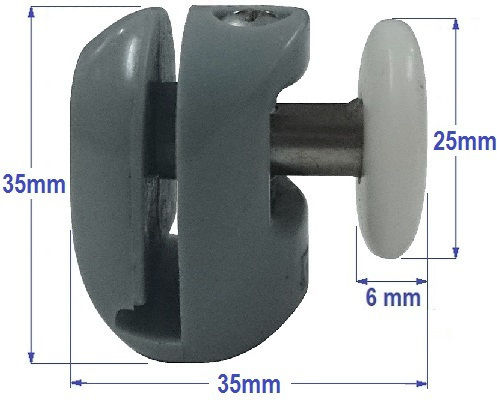 Cabin Shower Wheel 25mm A1 Cabin Shower Wheel 25mm A1