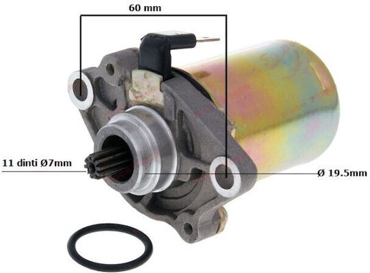 Scooter Starter Motor 2t Piaggio Peugeot Gilera 50cc