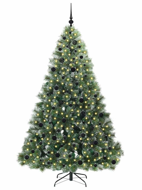 Brad de Crăciun Artificial 210cm cu Iluminare LED