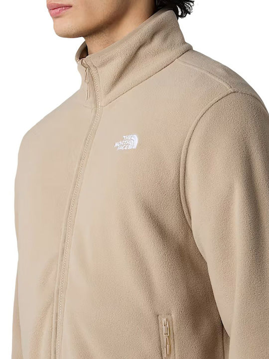 Glacier Ανδρική Ζακέτα Fleece Μπεζ