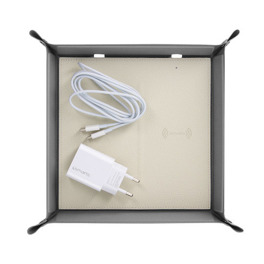 4Smarts Încărcător Wireless (Qi Pad) 15W Gri (541638)