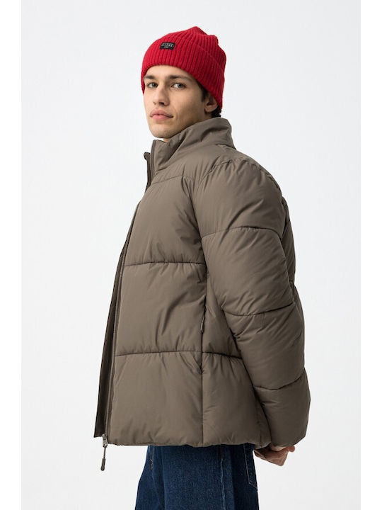 Jacket Puffer Brown