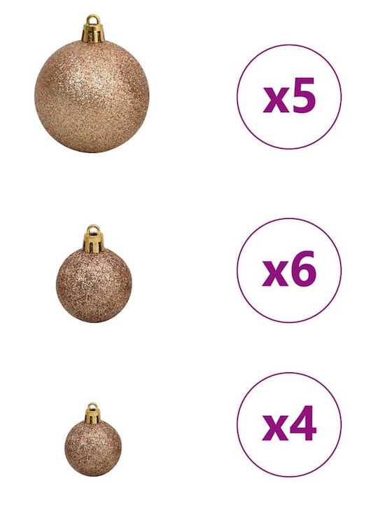 Weihnachtsbaum Künstlicher 150cm mit LED-Beleuchtung Silber