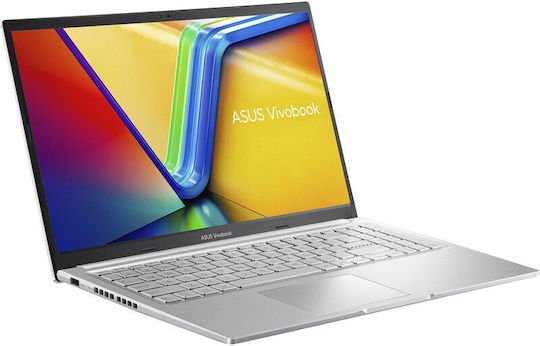 Asus Vivobook 15 M1502YA-BQ160 15.6" IPS FHD (Ryzen 7-7730U/8GB/512GB SSD/No OS) Argintiu rece (Tastatură Engleză Internațională)
