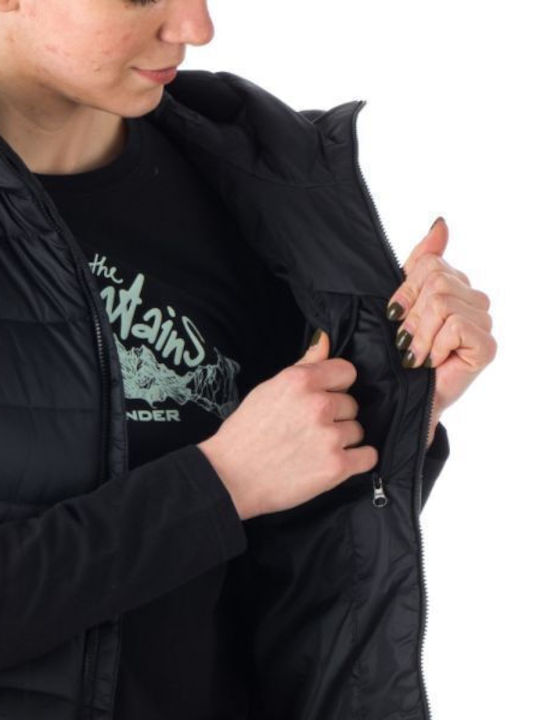 Women's Lifestyle Jacket for Winter Black