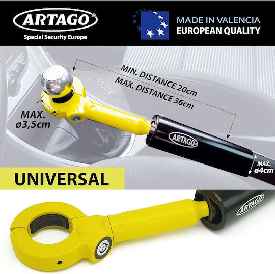 BigBuy Anti-theft Car Handbrake Lock