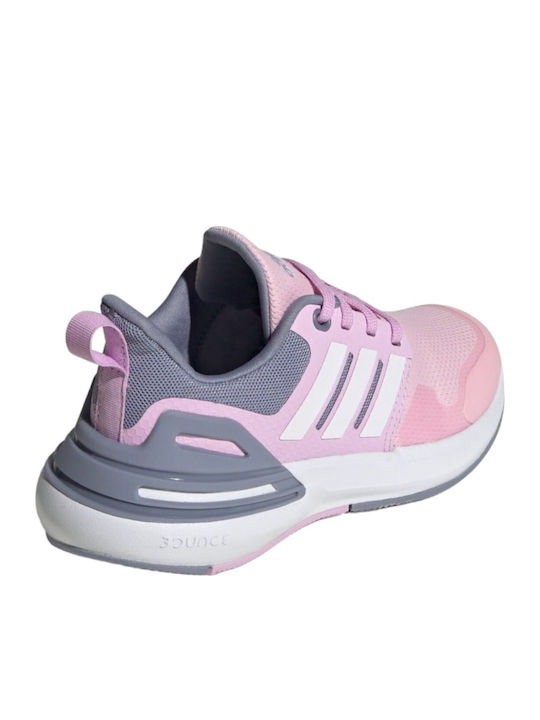 Rapidasport Bounce Kids Sports Shoes Running with Laces Pink