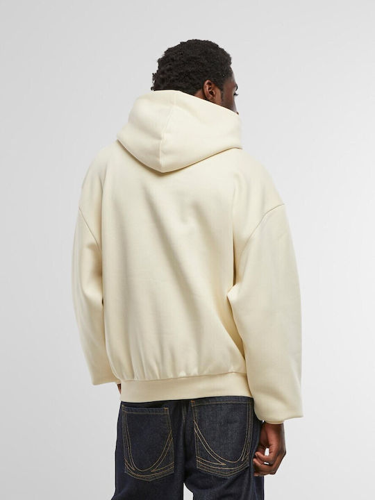 Sweatshirt with Hood Beige