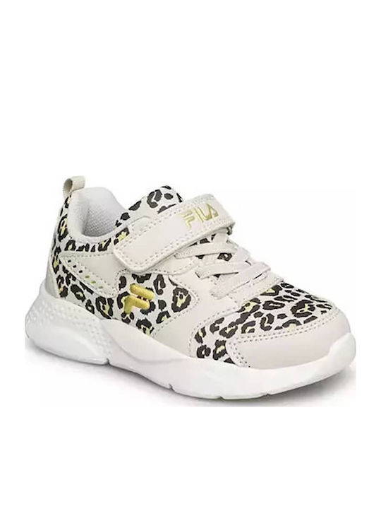 Kids Sneakers with Scratch White