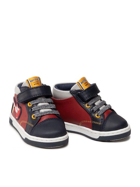 Παιδικά Sneakers High με Σκρατς Πολύχρωμα