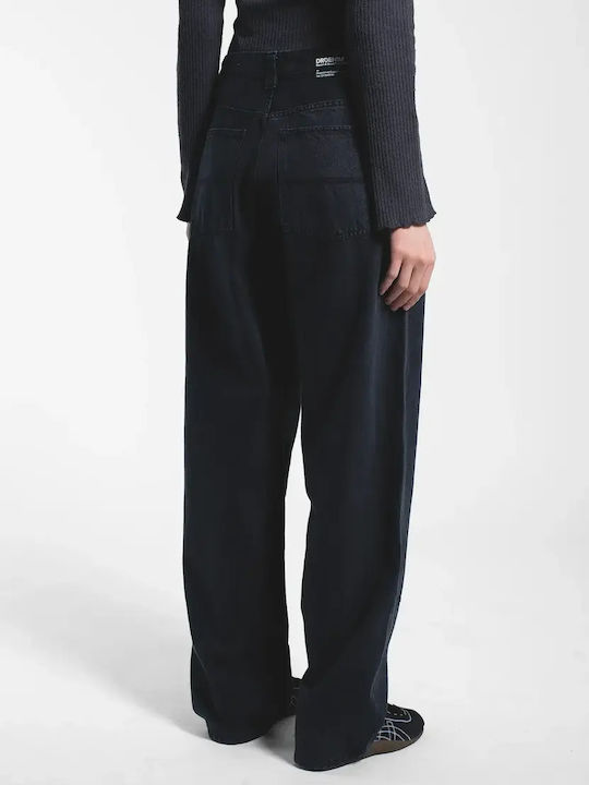 Damenjeans in Weit geschnittener Linie Dark Grey