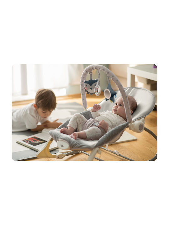 Ricokids Electric Relax pentru Bebeluși cu Vibrații Gri pentru Copil până la 18kg