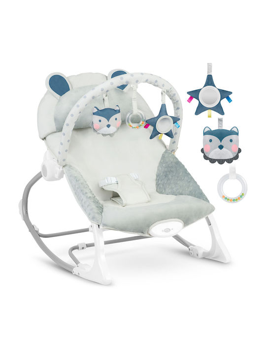 Ricokids Electric Relax pentru Bebeluși cu Vibrații Gri pentru Copil până la 18kg
