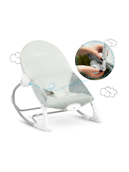 Ricokids Electric Relax pentru Bebeluși cu Vibrații Gri pentru Copil până la 18kg