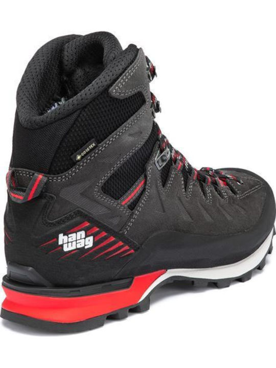 Hanwag Makra Pro Men's Hiking Boots Waterproof with Gore-Tex Membrane Black