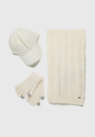 Beanie Beanie Knitted in White color