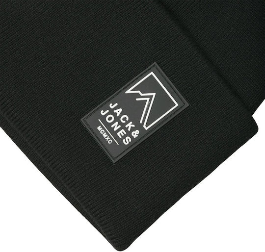 Beanie Unisex Beanie Knitted in Black color