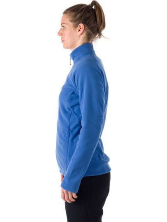 Fleece Γυναικεία Ζακέτα σε Μπλε Χρώμα