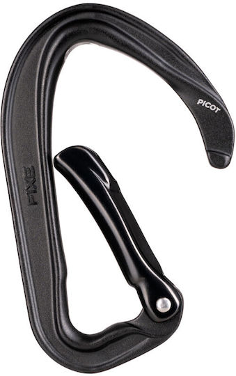 Fixe Picot Straight Dark Grey Carabiner