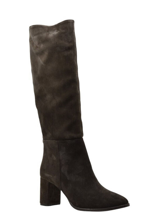 Leather Women's Boots Brown