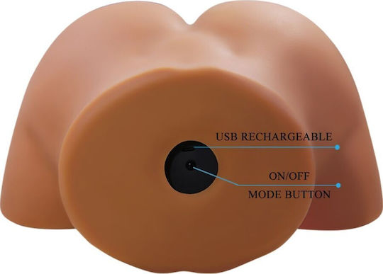 Crazy Bull Geriann Realistic Female Butt Vibrator Sucker Sound 5.5 Kg
