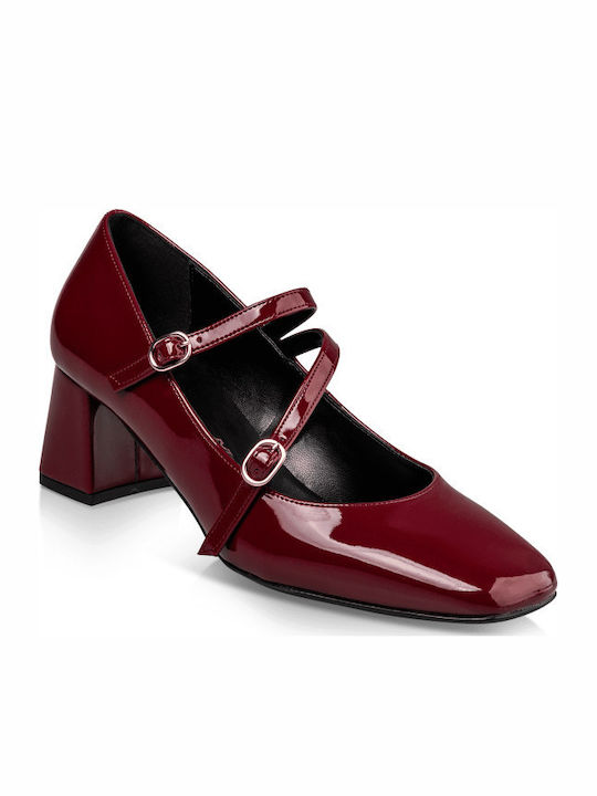 Envie Shoes Γόβες με Λουράκι Κόκκινες Envie Shoes Γόβες με Λουράκι Κόκκινες