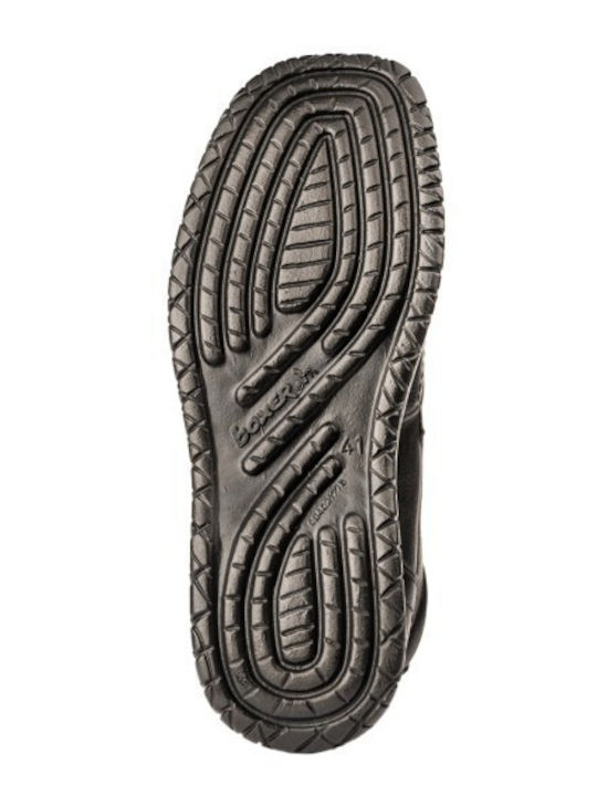 Leather Black Men's Boots Anatomical