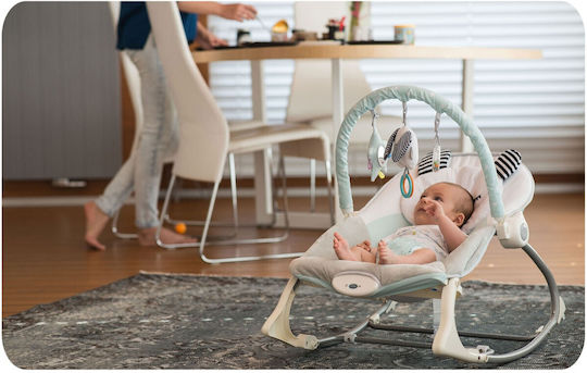 Nukido Elektrisch Baby Relax mit Vibration Grün für Kind bis 18kg