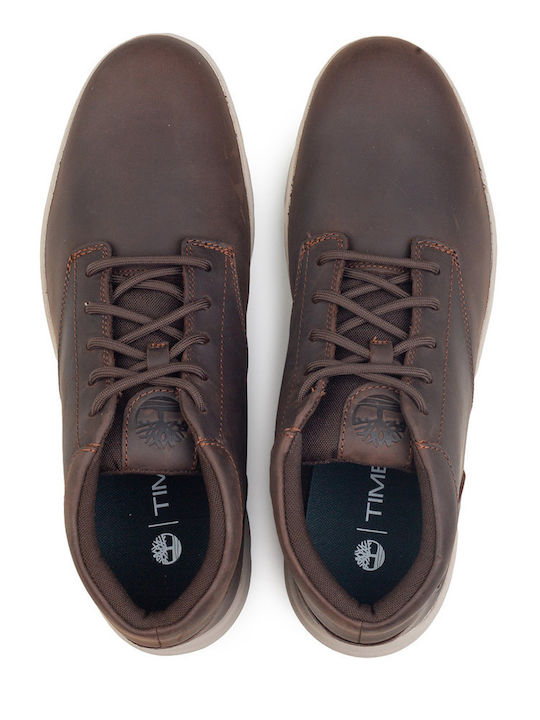 Leather Brown Men's Boots