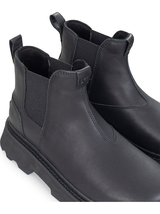 Leather Black Chelsea Boots