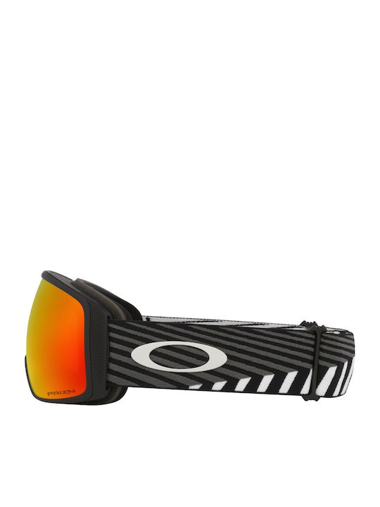 Oakley Flight Tracker L Snow Ски & Сноуборд Маска Детска Черен с Леща в Цвят Черен