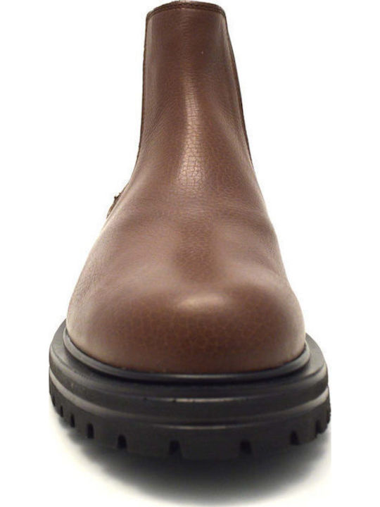 Alex 8 Leather Brown Chelsea Boots Anatomical
