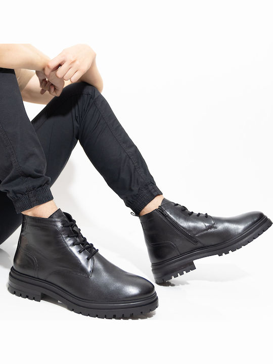 Leather Black Boots