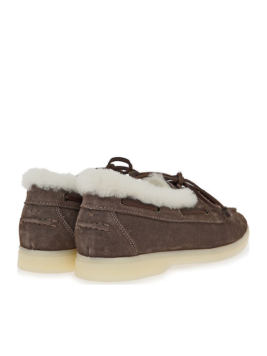 Γυναικεία Loafers σε Γκρι Χρώμα