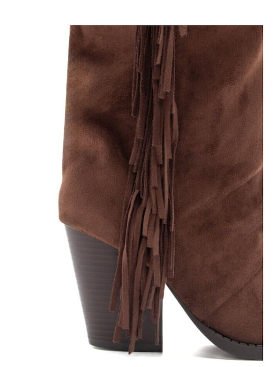 Damenstiefel Cowboy Braun