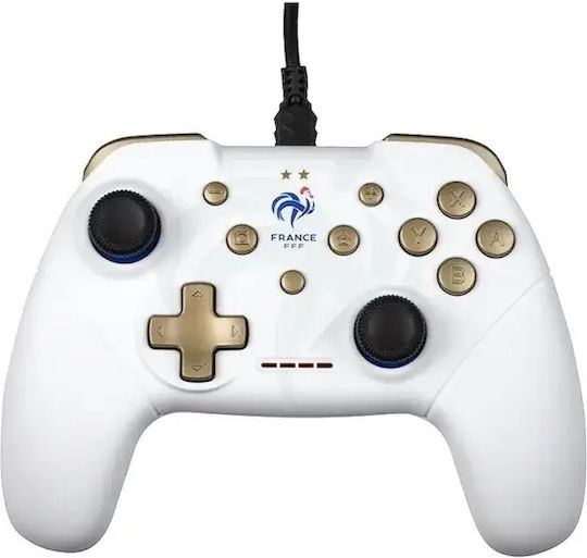 Konix FFF Ενσύρματο Gamepad για PC / Switch Λευκό