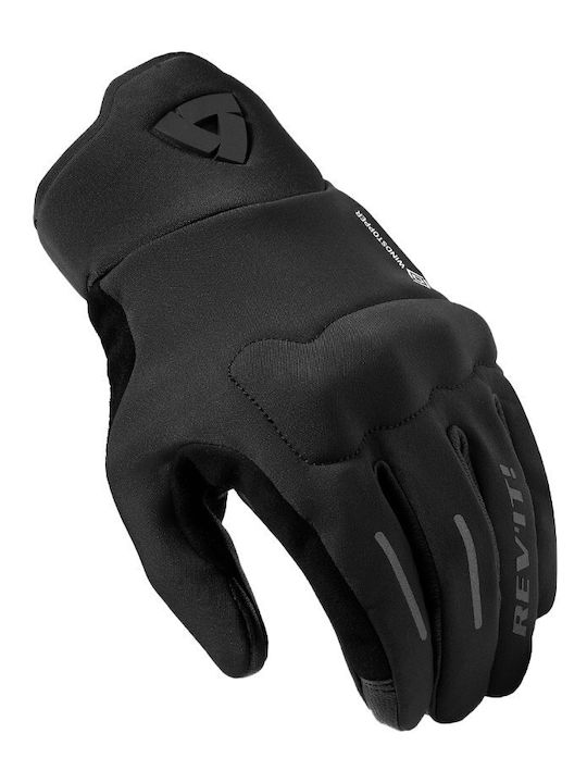 Rev'IT Crater 3 Χειμερινά Ανδρικά Γάντια Μηχανής Neoprene Αδιάβροχα Μαύρα