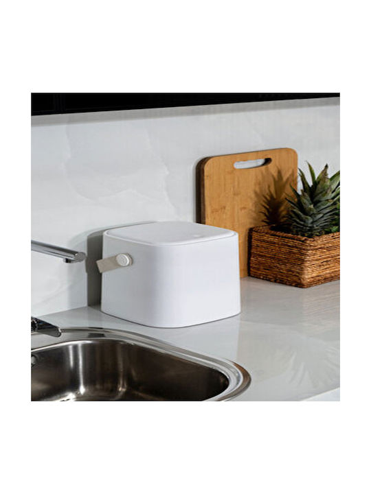 Femmit Waste Bin Handle Inner Bucket 4l Kitchen & Bathroom – White