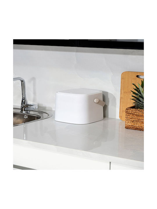 Femmit Waste Bin Handle Inner Bucket 4l Kitchen & Bathroom – White