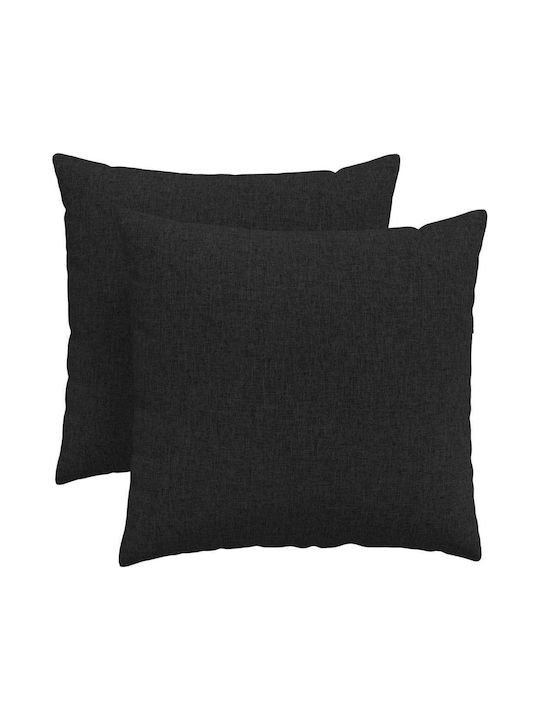 vidaXL Perna De Canapea Neagră 45x45cm